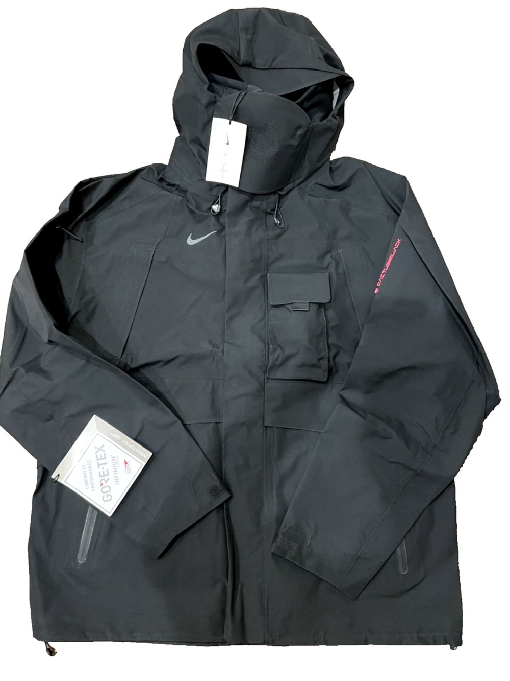Nike Black Hooded Travis Scott GORE-TEX Raincoat